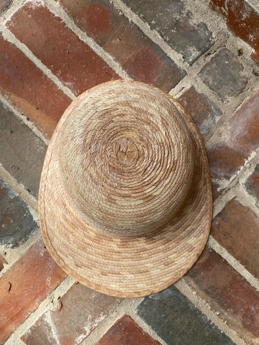 Baseball style straw hat - Picture 2 of 10